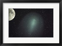 Framed Size of Comet Holmes in comparison with the Moon