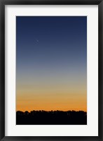 Framed Comet Panstarrs at twilight,  Buenos Aires, Argentina