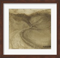 Framed Landscape With Winding Road