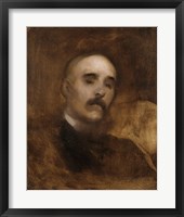 Framed Portrait Of Georges Clemenceau