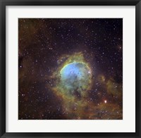 Framed NGC 3324, also known as the Gabriela Mistral Nebula located in the Constellation Eta Carinae