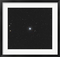 Framed Messier 53, globular cluster in the Coma Berenices Constellation