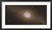 Framed NGC 1097, a barred spiral galaxy in the Constellation Fornax