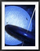 Framed Cygnus X-1, a luminous x-ray source in the Constellation Cygnus