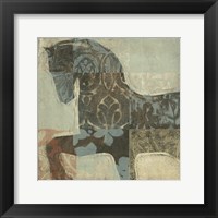 Patterned Horse I Framed Print