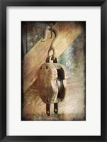 Block & Tackle IV Framed Print