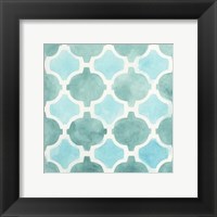 Framed Watercolor Tile II