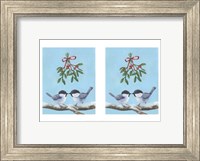 Framed Chickadee Christmas I 2-Up