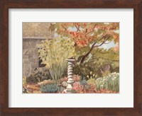 Framed Watercolor Garden I