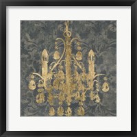 Framed Gilt Chandelier I