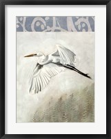 Waterbirds in Mist II Framed Print