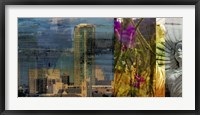 Fort Worth Collage II Framed Print