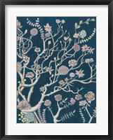 Framed Indigo Night Chinoiserie II