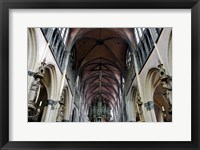 Framed Onze Lieve Vrouwekerk, Bruges, Belgium