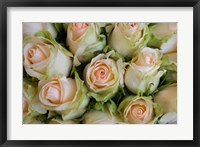 Framed Marche Aux Fleurs, Cours Saleya, French Riviera, France