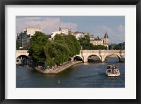 Framed Ile de la Cite, Paris, France