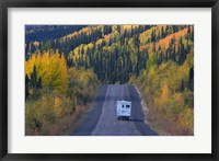 Framed Dempster Highway in the Fall