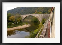 Framed Bridge at Douce Plage, Rhone-Alps, France