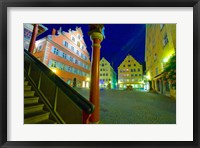 Framed Lindau Island at Night