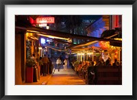 Framed Ile Rousse Cafes