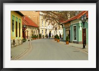 Framed Main Street, Tokaj, Hungary