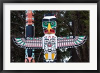 Framed British Columbia First Nation Totems