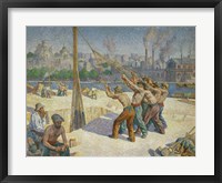 Framed Pile-drivers, Seine Quai, Billancourt, 1902-1903