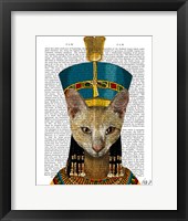 Egyptian Queen Cat Framed Print