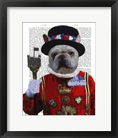 Bulldog Beefeater Framed Print