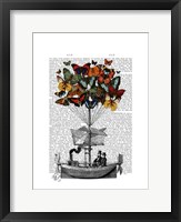 Butterfly Airship Framed Print