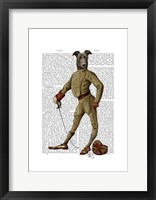 Framed Greyhound Fencer Dark Full