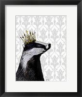 Badger King II Framed Print