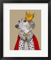Greyhound Queen Framed Print
