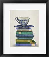 Framed Teacup and Books