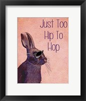 Too Hip To Hop Pink Framed Print