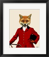 Framed Fox Hunter 2 Portrait