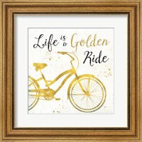 Framed Golden Ride I