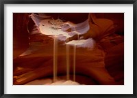 Framed Upper Antelope Canyon, Rocky Ledge