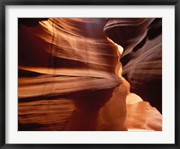 Framed Upper Antelope Canyon Slot, Canyon Interior