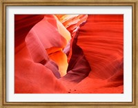 Framed Glowing Sandstone Walls, Lower Antelope Canyon