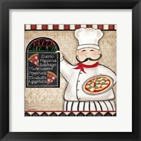 Framed Pizza Chef