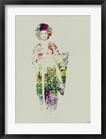 Kimono Dancer 1 Framed Print