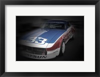 Framed Nissan Dutsun Racing Colors