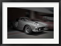 Framed Ferrari 250 GTB Before The Race