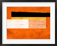 Orange Paper 4 Framed Print