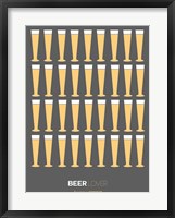 Framed Beer Glasses