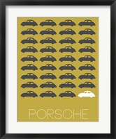 Framed Porsche Grey