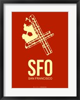 Framed SFO San Francisco 2