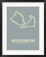 Framed British Grand Prix 1