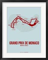 Framed Monaco Grand Prix 3